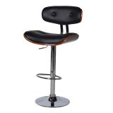 Black Walnut Swivel Bar Stool